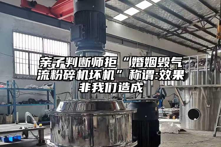 親子判斷師拒“婚姻毀氣流粉碎機壞機”稱(chēng)謂:效果非我們造成