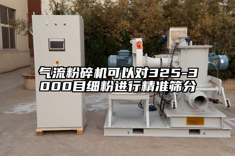 氣流粉碎機可以對325-3000目細粉進(jìn)行精準篩分