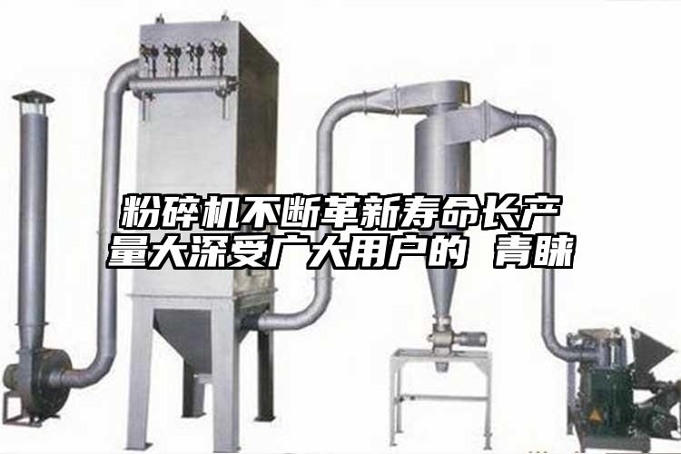 粉碎機不斷革新壽命長(cháng)產(chǎn)量大深受廣大用戶(hù)的 青睞