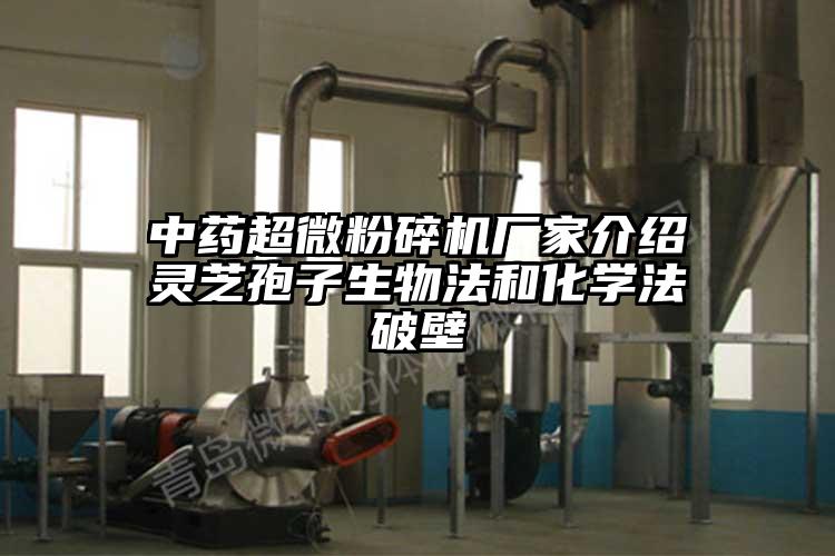 中藥超微粉碎機廠(chǎng)家介紹靈芝孢子生物法和化學(xué)法破壁