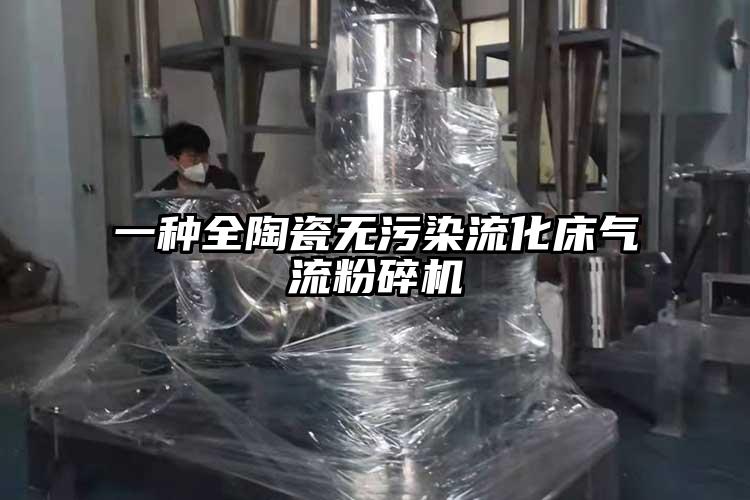 一種全陶瓷無(wú)污染流化床氣流粉碎機